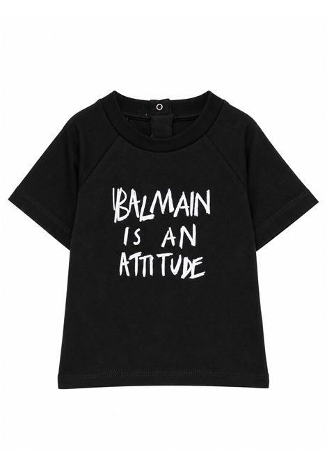 T-shirt con stampa BALMAIN KIDS | BZ8301 Z3672930BC
